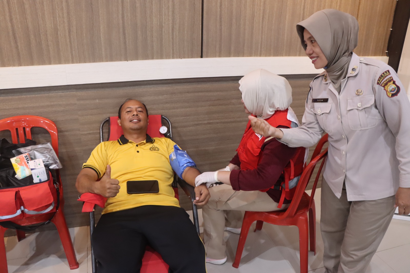 Polres Bengkulu Utara Gelar Bakti Kesehatan Hari Bhayangkara ke-80, Polri untuk Masyarakat