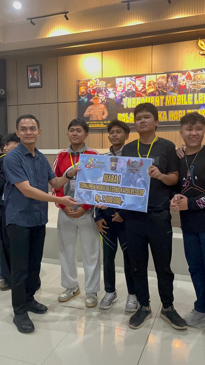Wadah Prestasi Nasional, Polres Bengkulu Utara Gelar Turnamen E-Sport Kapolres Cup