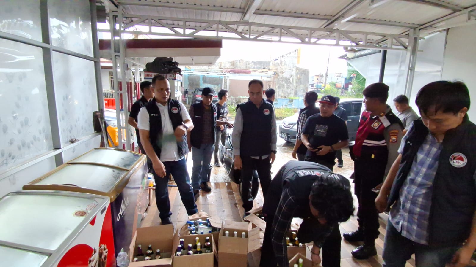 Cipta Kondisi Jelang Malam Puncak HUT Bengkulu Utara ke 67, Polres Bengkulu Utara Amankan 558 Botol Miras