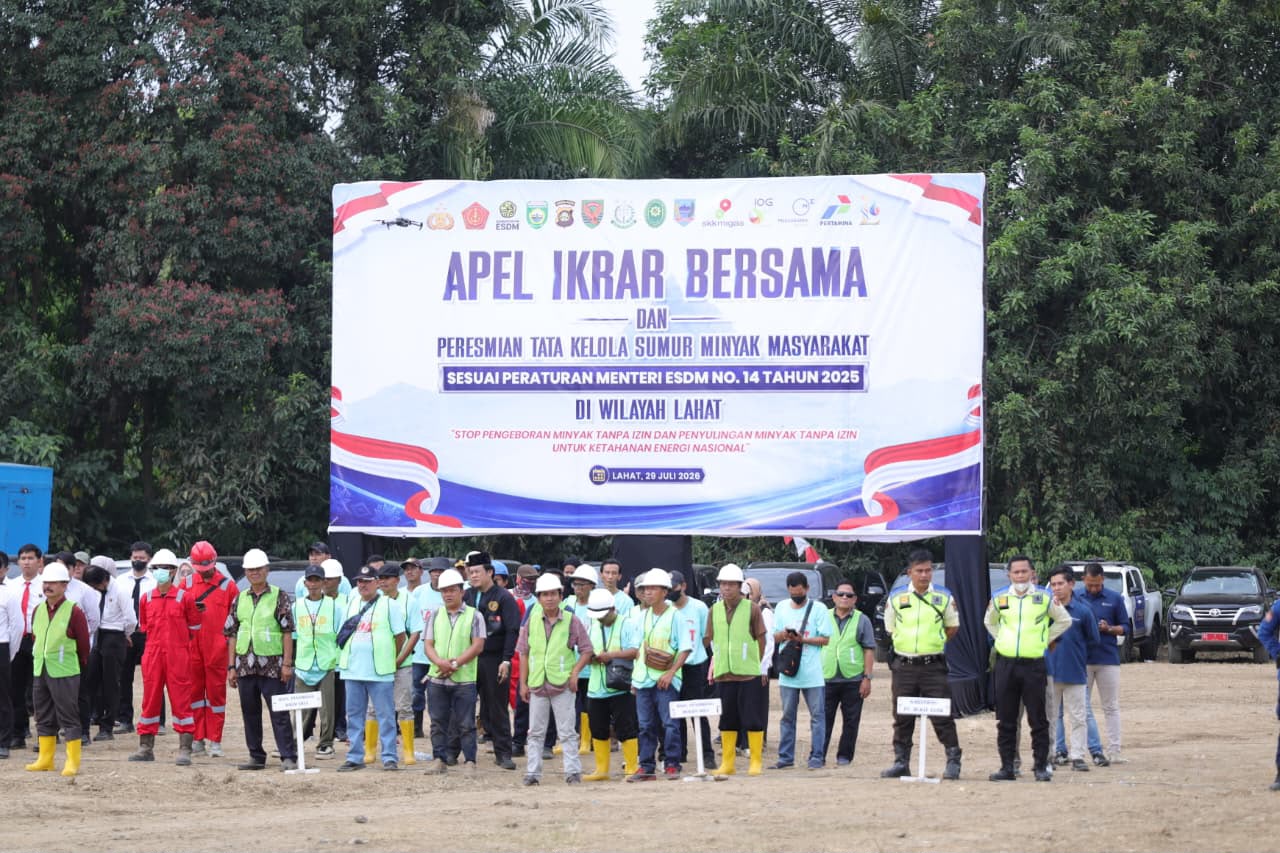 ​Dukung Ketahanan Energi Nasional, Polda Sumsel Kawal Transformasi Tata Kelola Sumur Minyak Masyarakat