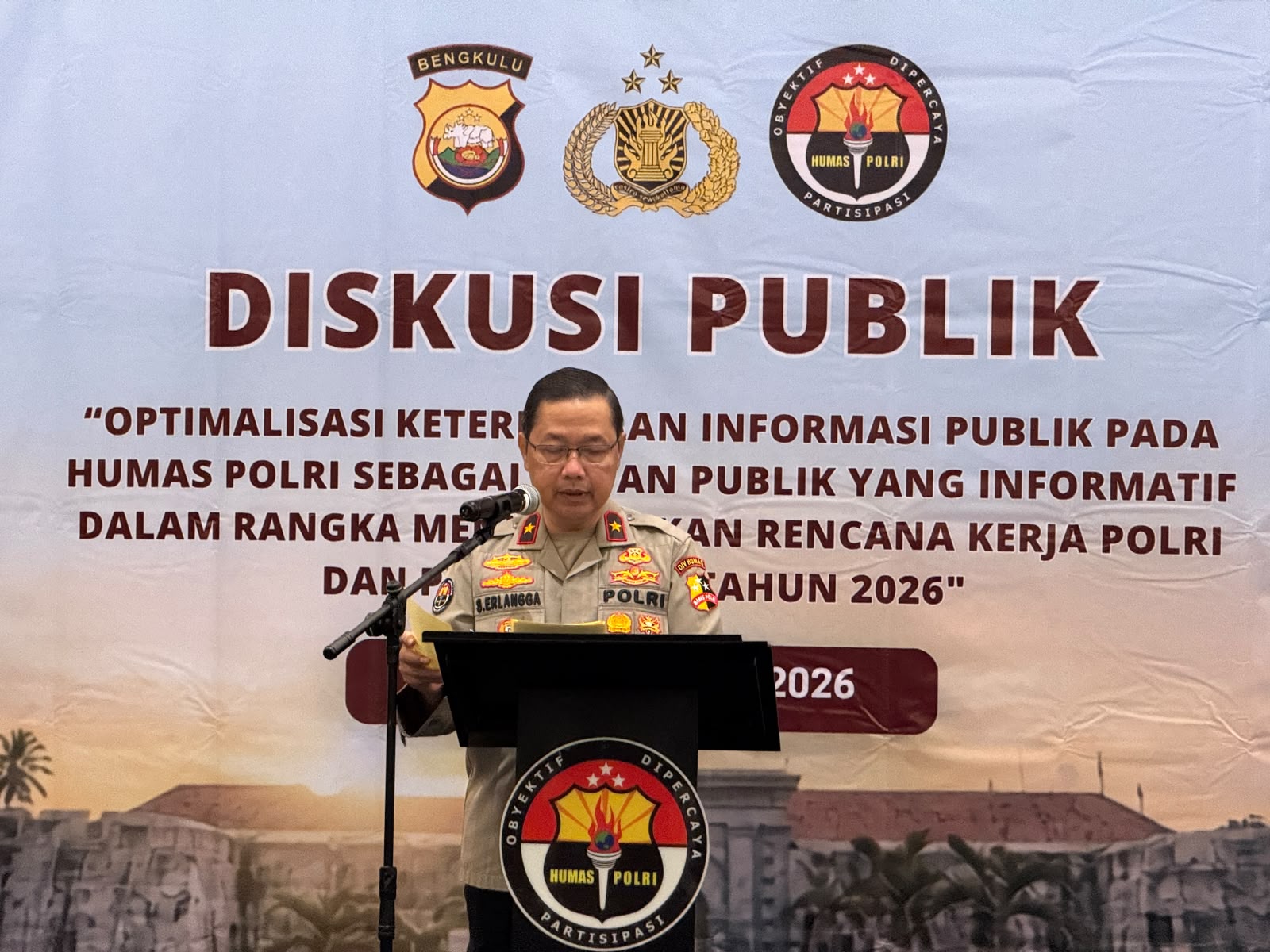 Hadapi Tantangan Era Digital, Polda Bengkulu Perkuat Sinergi Keterbukaan Informasi untuk Pelayanan Publik Berkualitas
