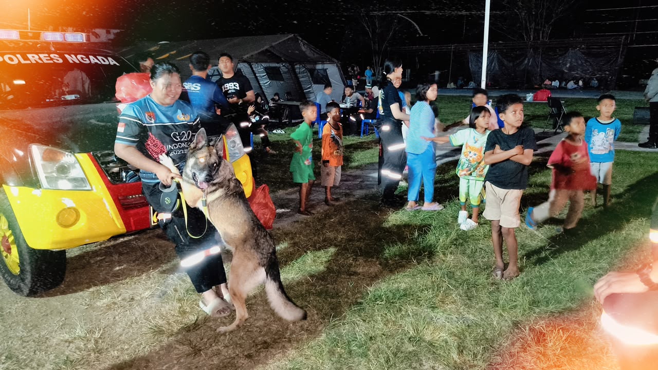 K-9 SAR Polri Perkuat Operasi Kemanusiaan Pascagempa NTT