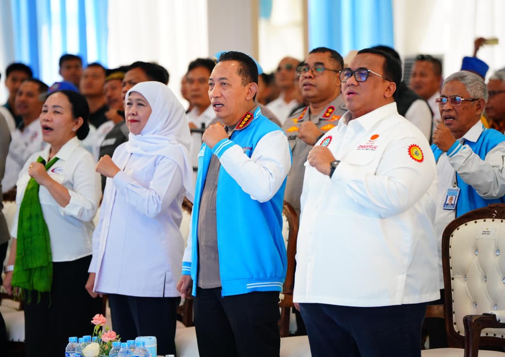 Kapolri Resmikan Gedung KSPSI AGN Jatim